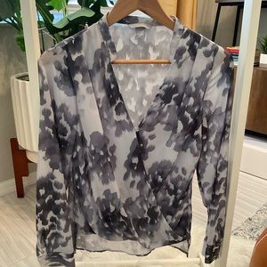 H&M Size 4 Printed Blouse